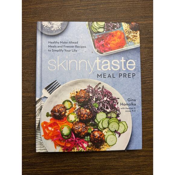 Skinnytaste Meal Prep Cookbook Healthy Make-Ahead Meals and Freezer Recipes New - Picture 2 of 5